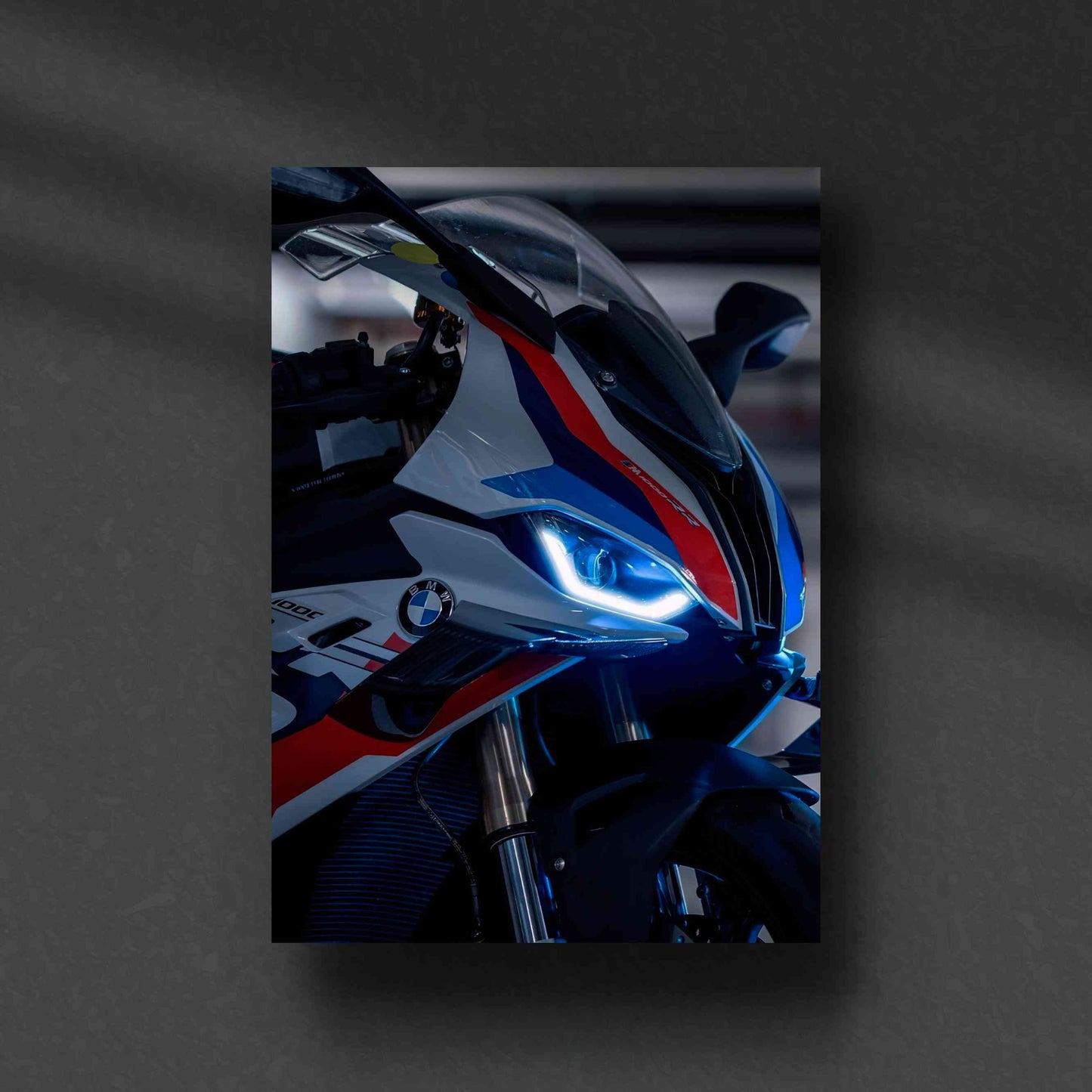 BMW S 1000 RR Neon Poster
