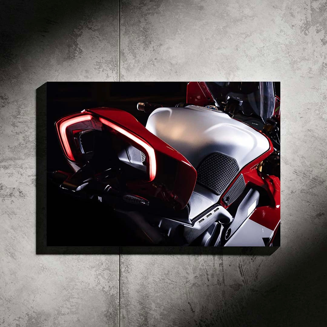 Ducati Panigale V4 Neon Poster