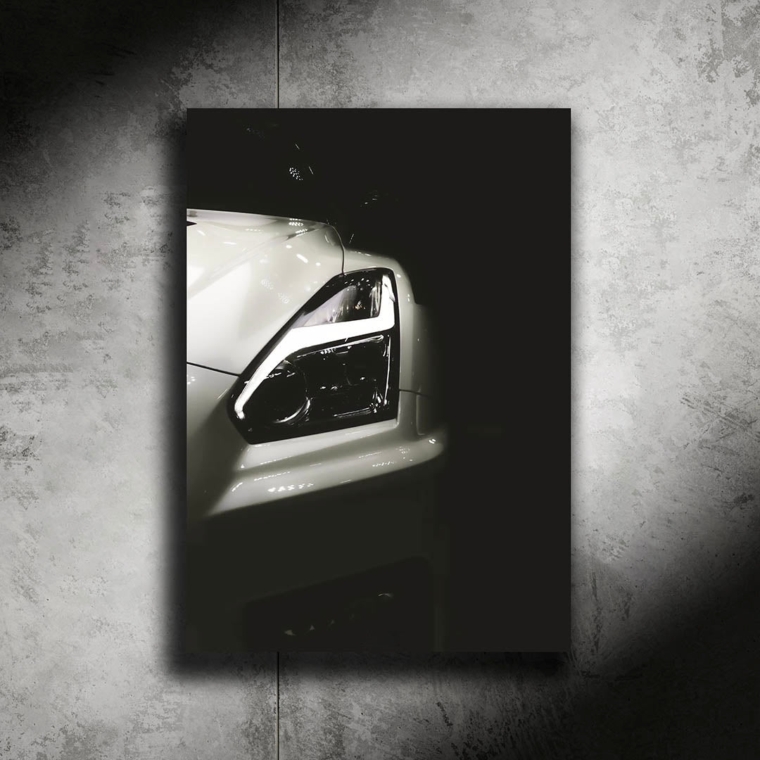 Nissan GTR R35 Neon Poster