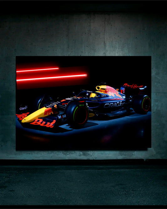 Red Bull F1 Neon Poster