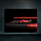 Ferrari F1 Neon Poster