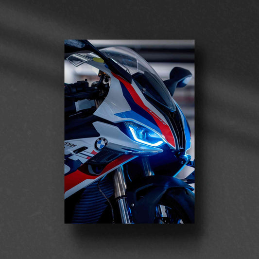 BMW S 1000 RR Neon Poster