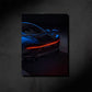 Bugatti Chiron Pur Sport Neon Poster