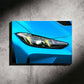 BMW M4 CS Neon Poster