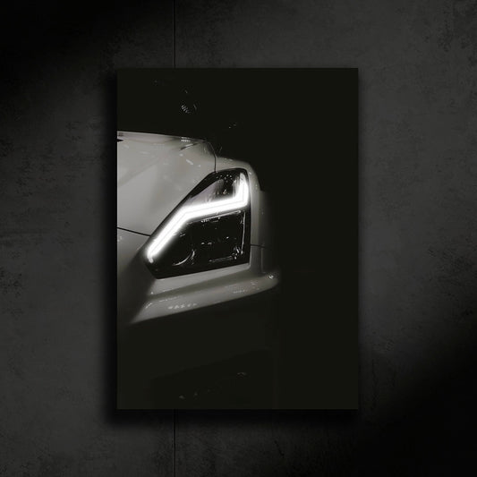 Nissan GTR R35 Neon Poster