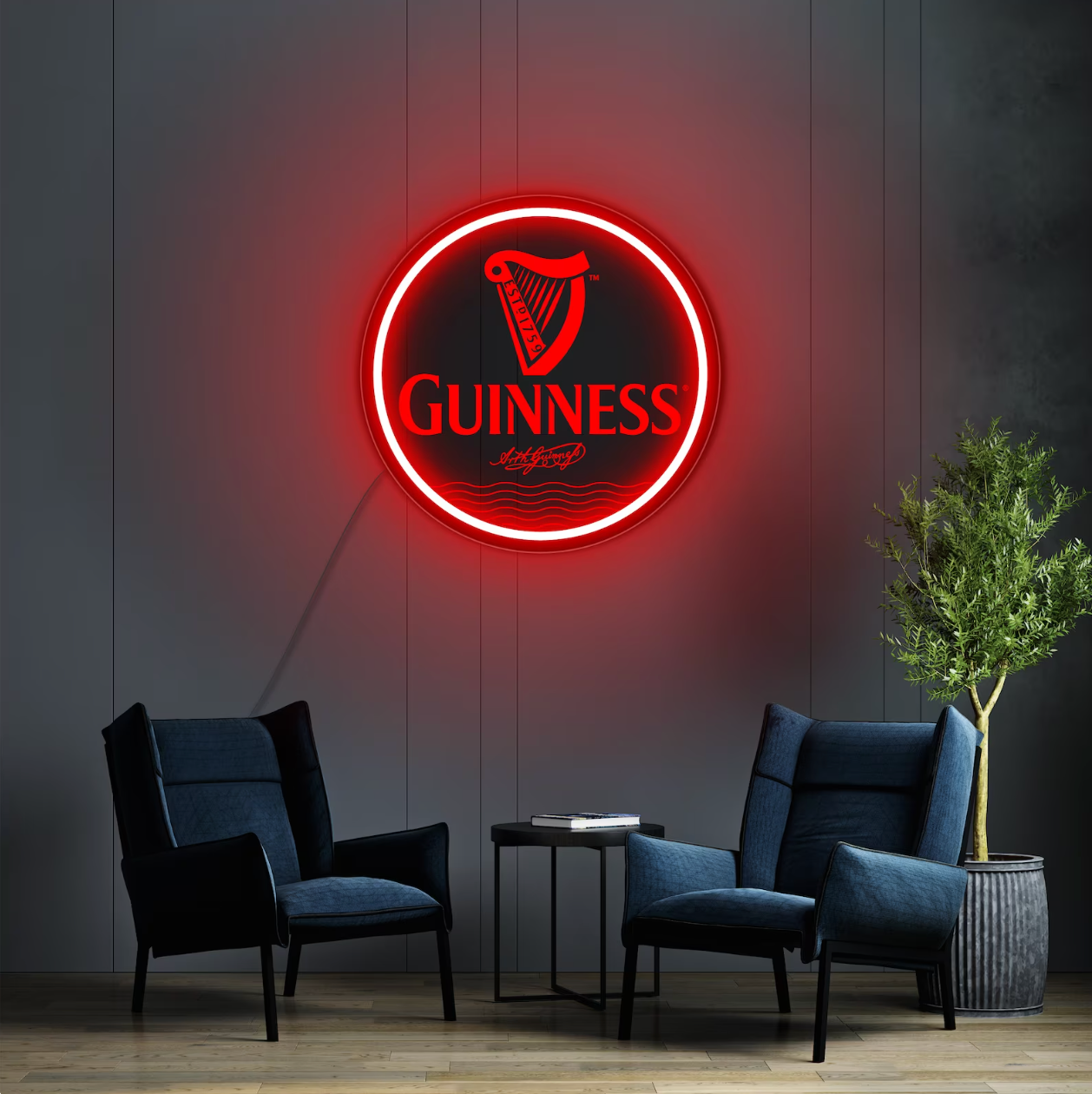 Guinness Multicolour Neon Sign