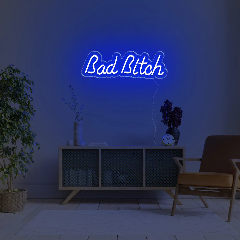 "Bad Bitch" Neon Sign