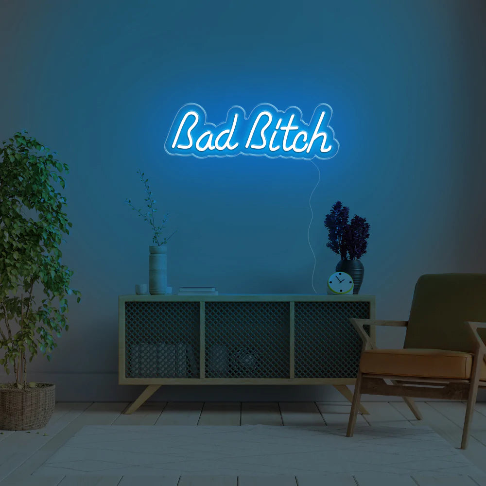 "Bad Bitch" Neon Sign