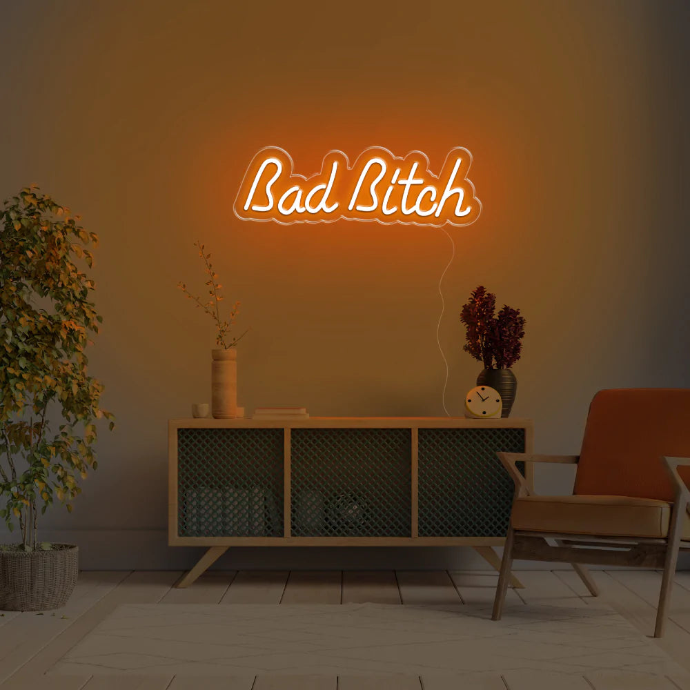 "Bad Bitch" Neon Sign
