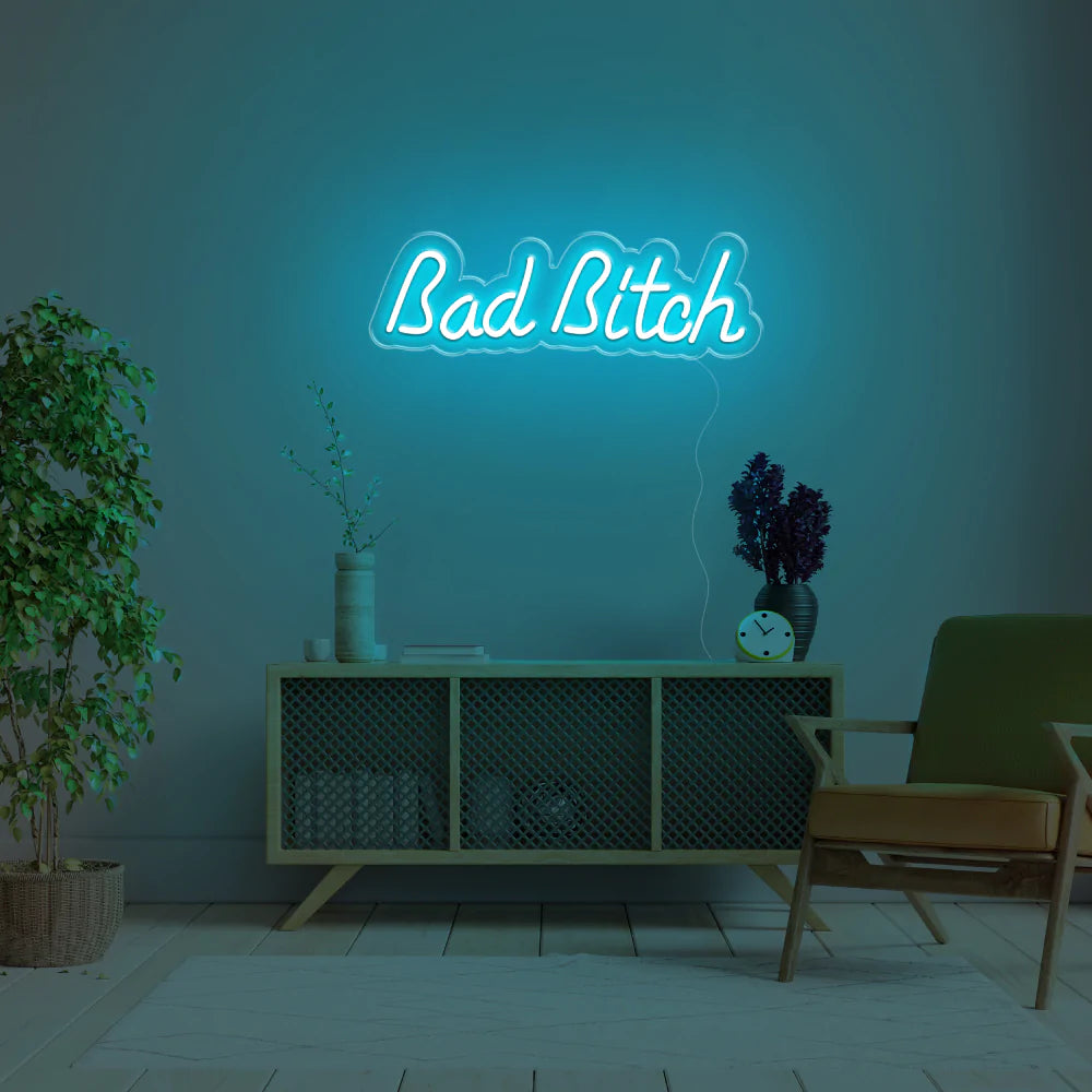 "Bad Bitch" Neon Sign