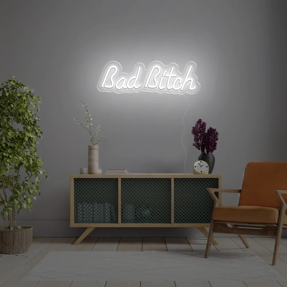 "Bad Bitch" Neon Sign