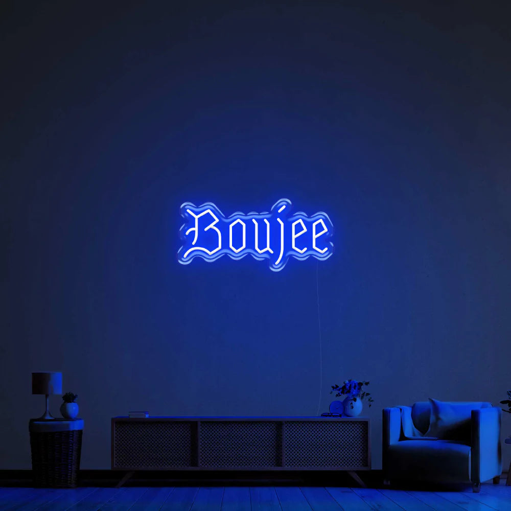 "Boujee" Neon Sign