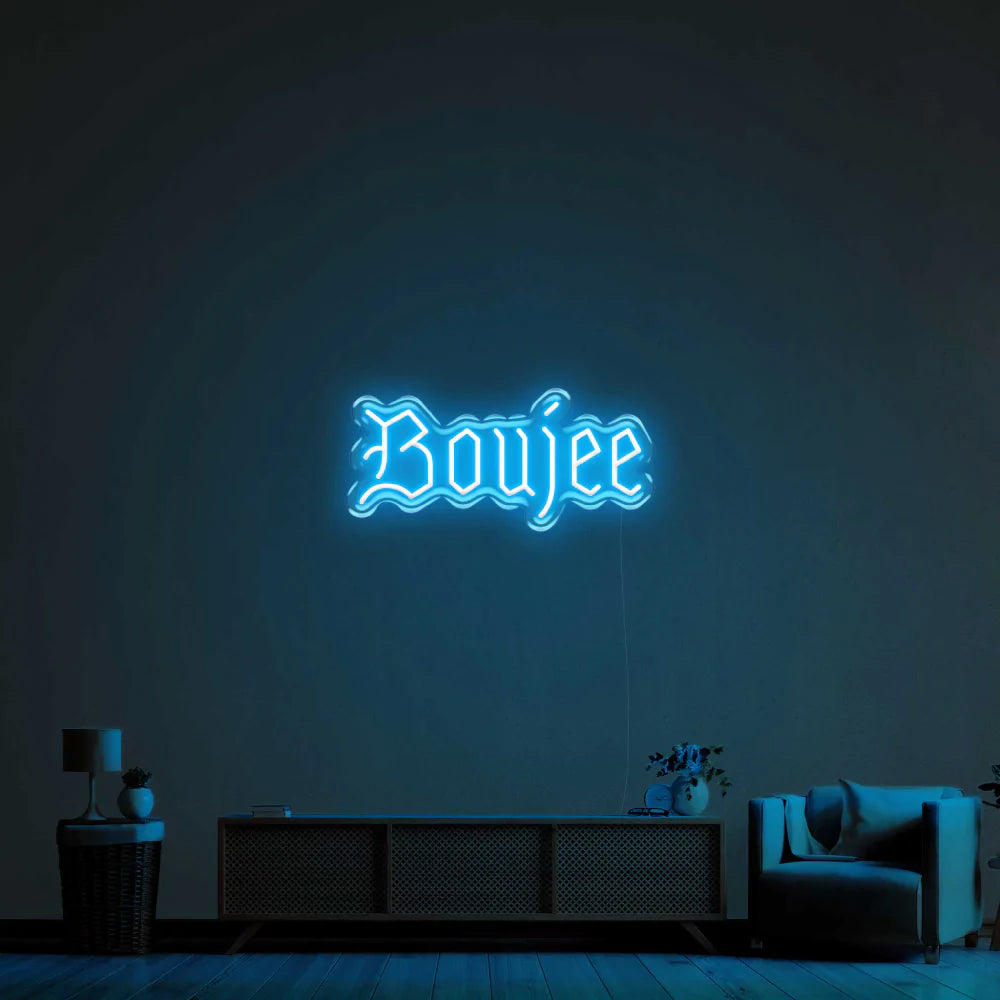 "Boujee" Neon Sign