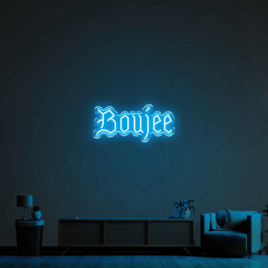 "Boujee" Neon Sign