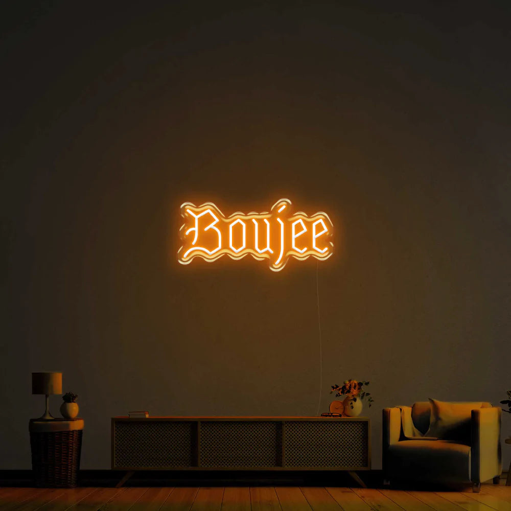 "Boujee" Neon Sign