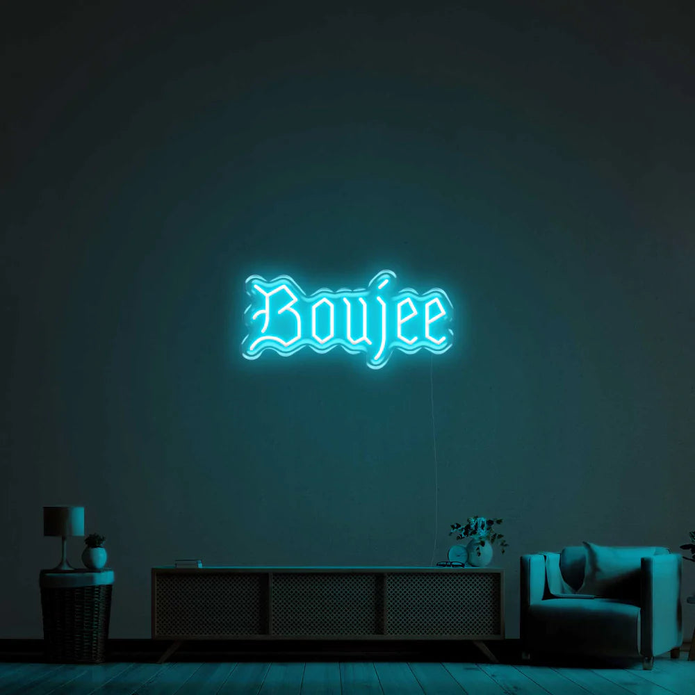 "Boujee" Neon Sign