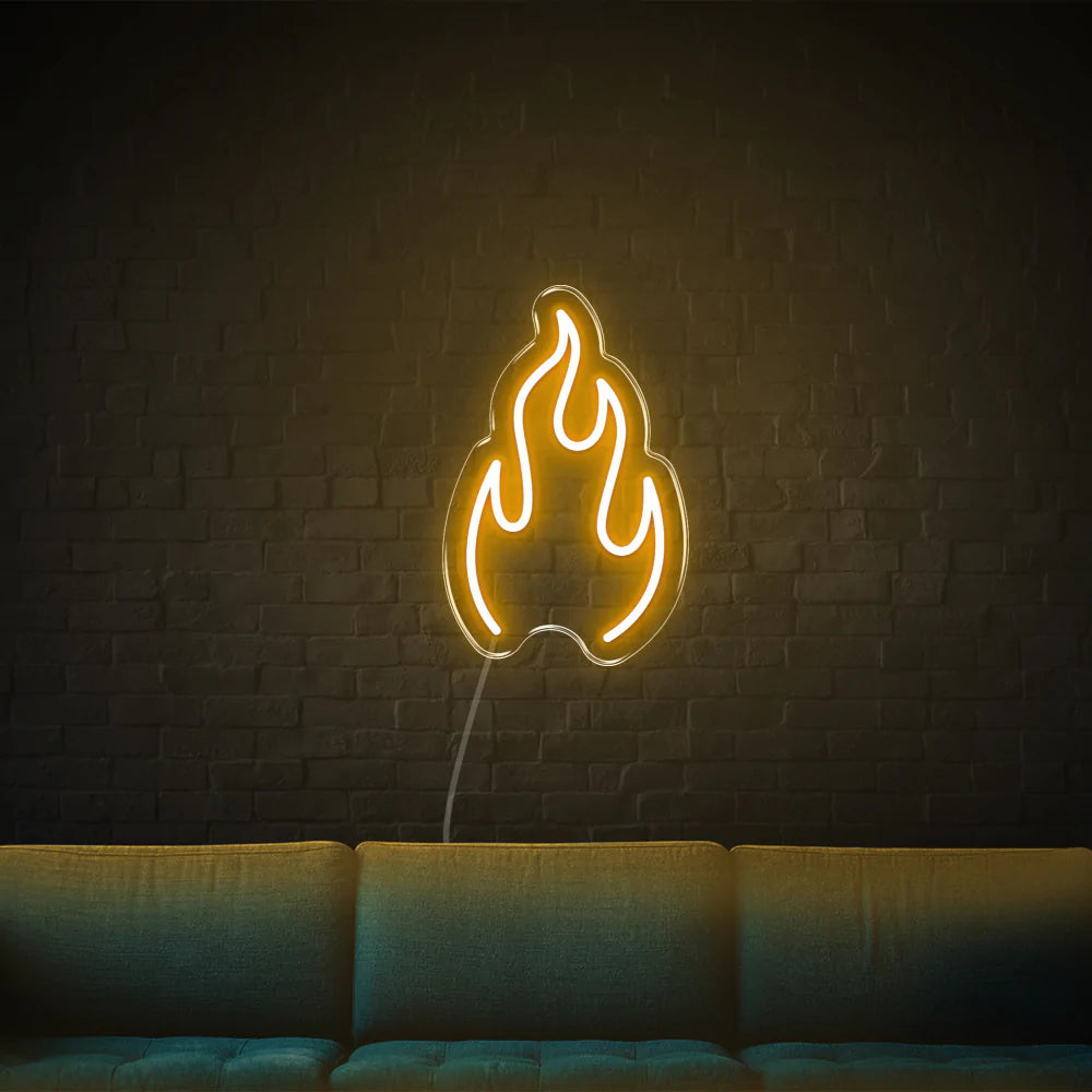"Flame" Neon Sign