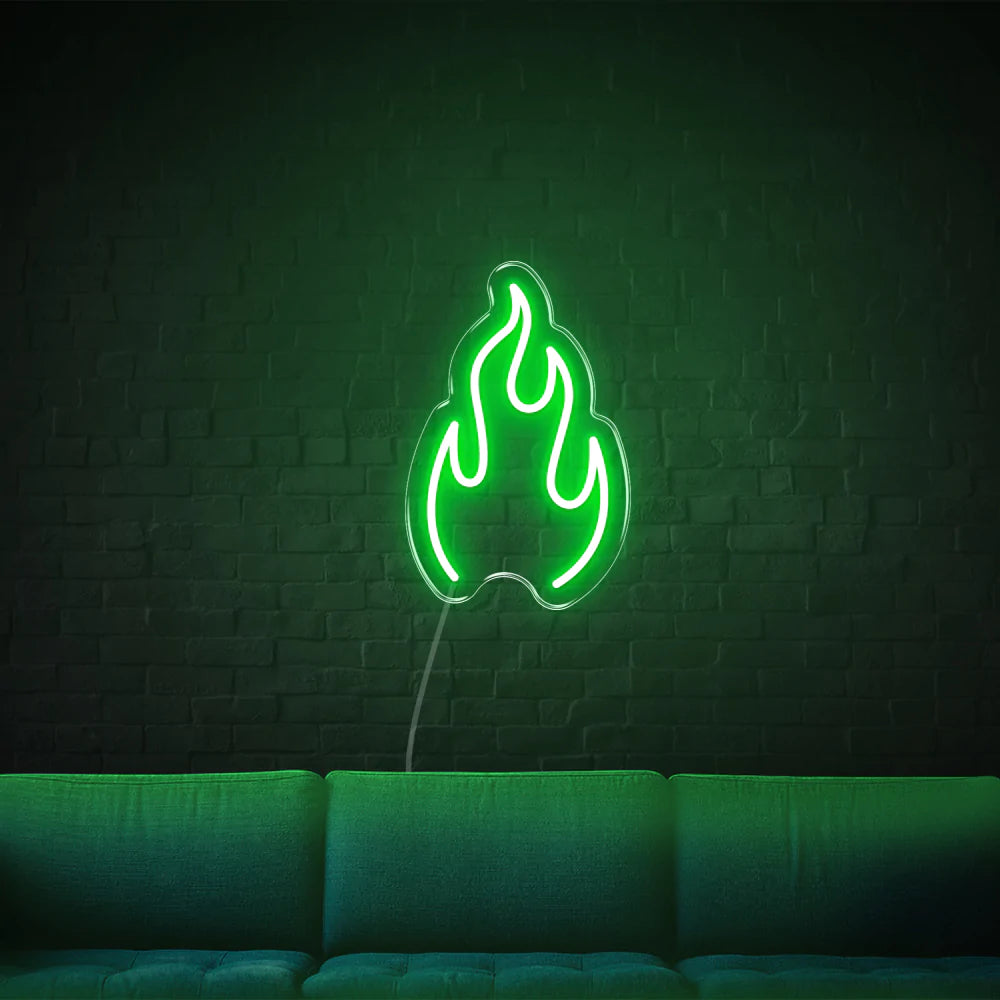 "Flame" Neon Sign