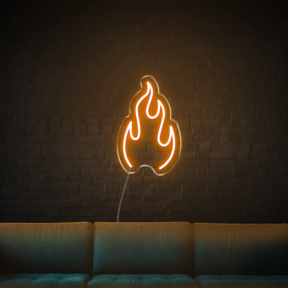 "Flame" Neon Sign