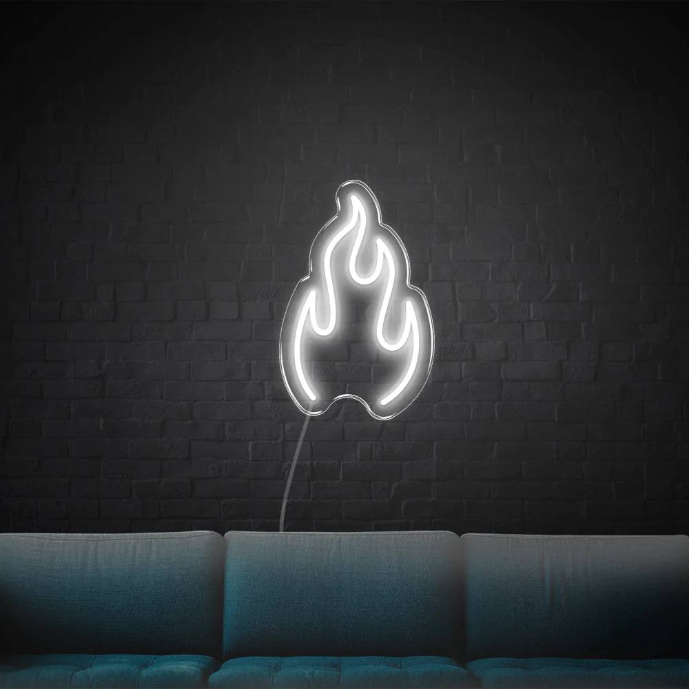 "Flame" Neon Sign