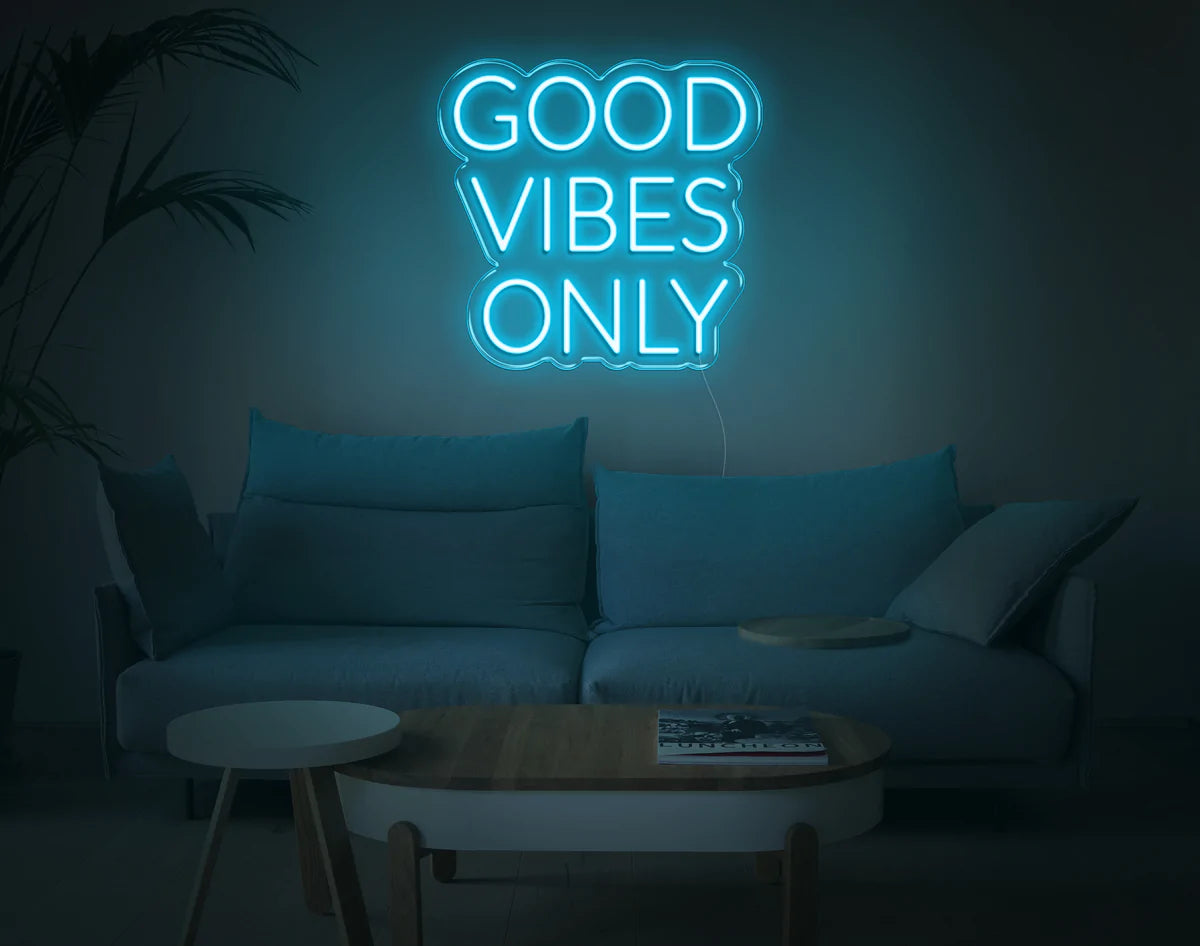 "Good Vibes Only" Neon Sign