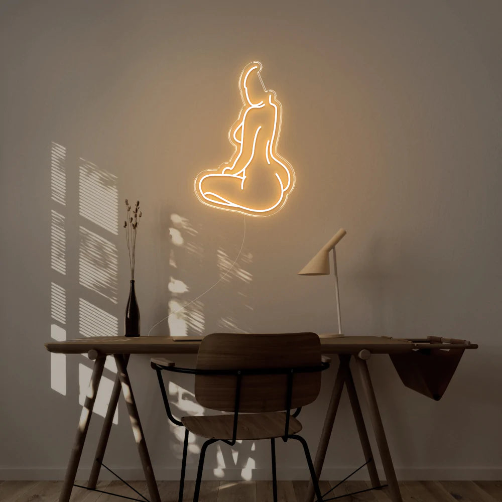 "Backside" Neon Sign