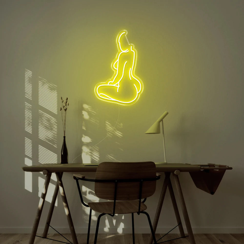 "Backside" Neon Sign