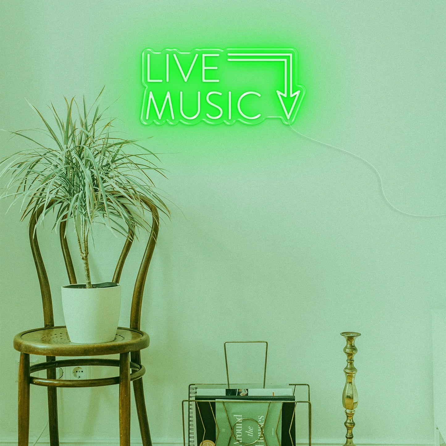 "Live Music" Neon Sign