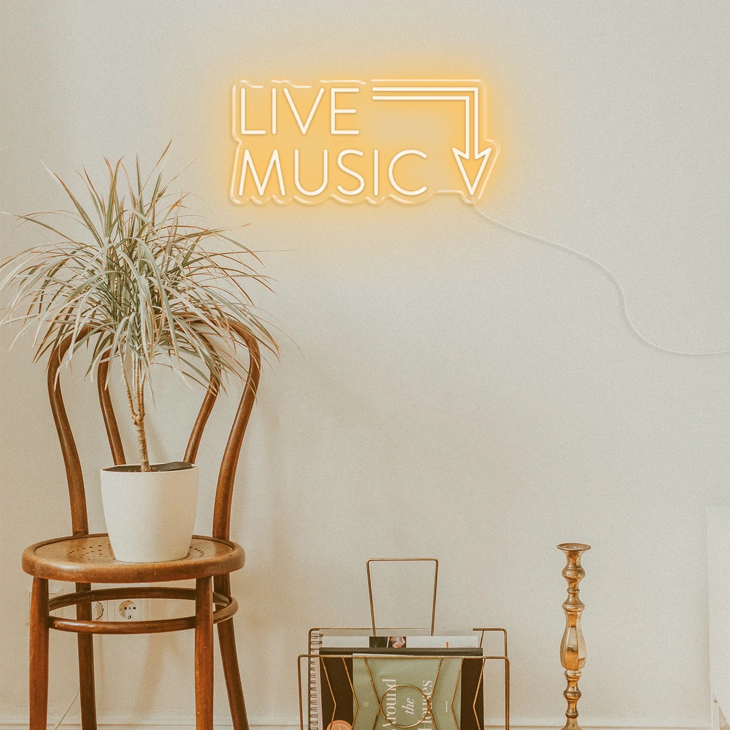 "Live Music" Neon Sign