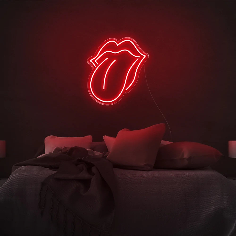 "Tongue" Neon Sign