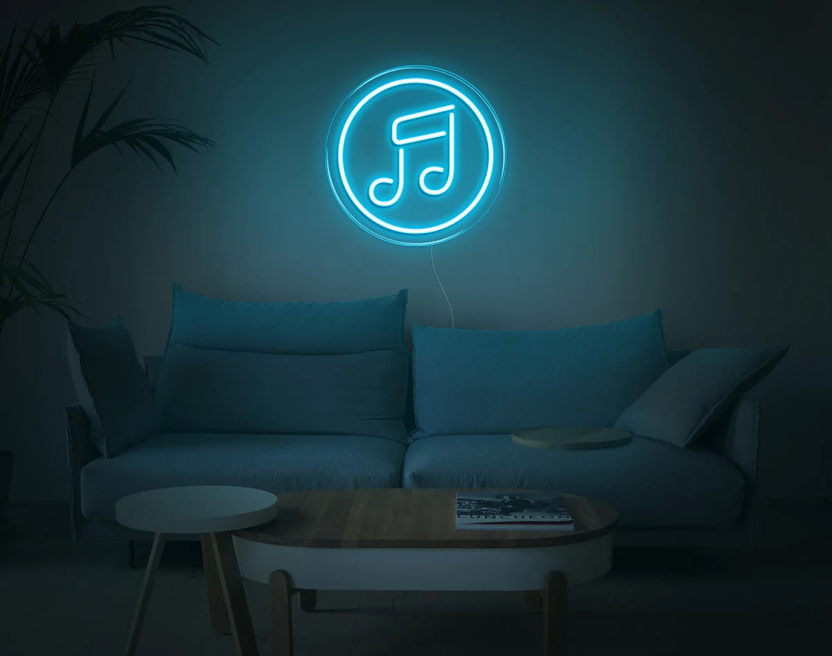 "Music 2.0" Neon Sign