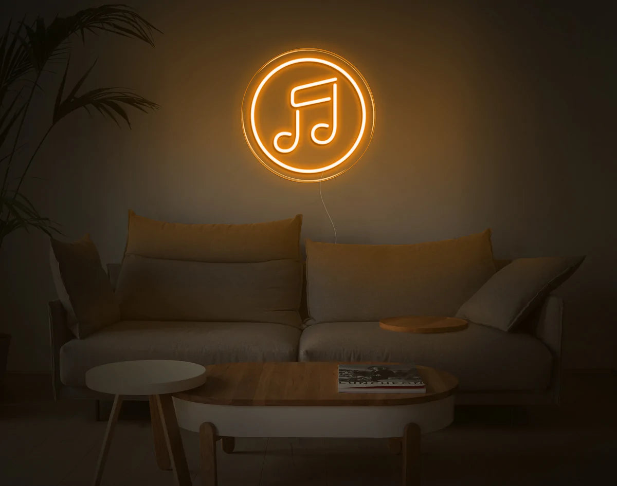 "Music 2.0" Neon Sign