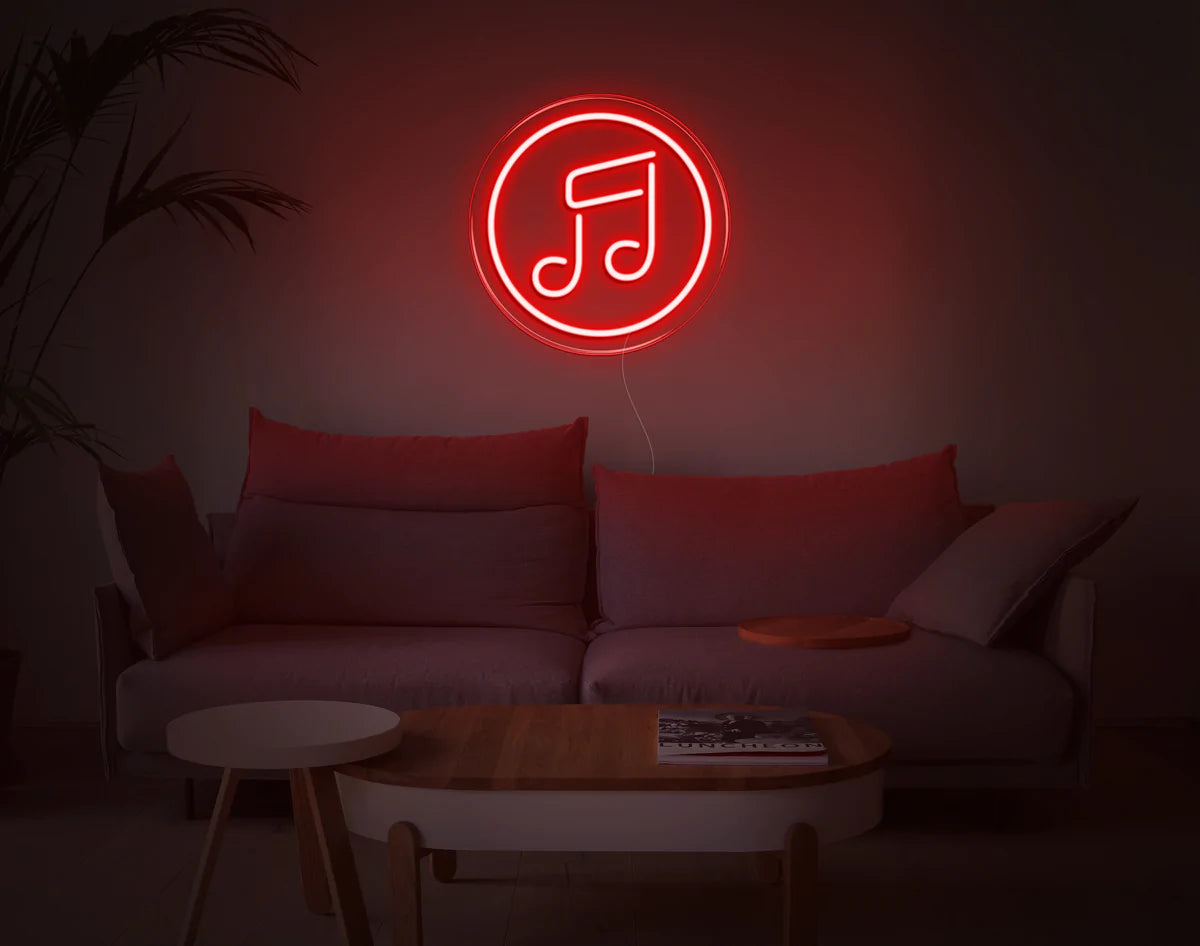 "Music 2.0" Neon Sign