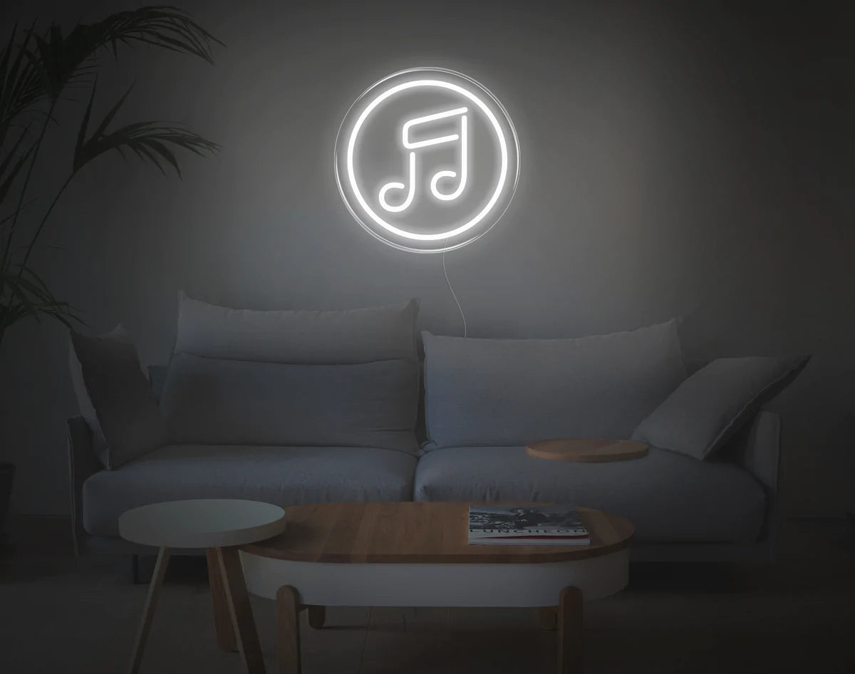 "Music 2.0" Neon Sign