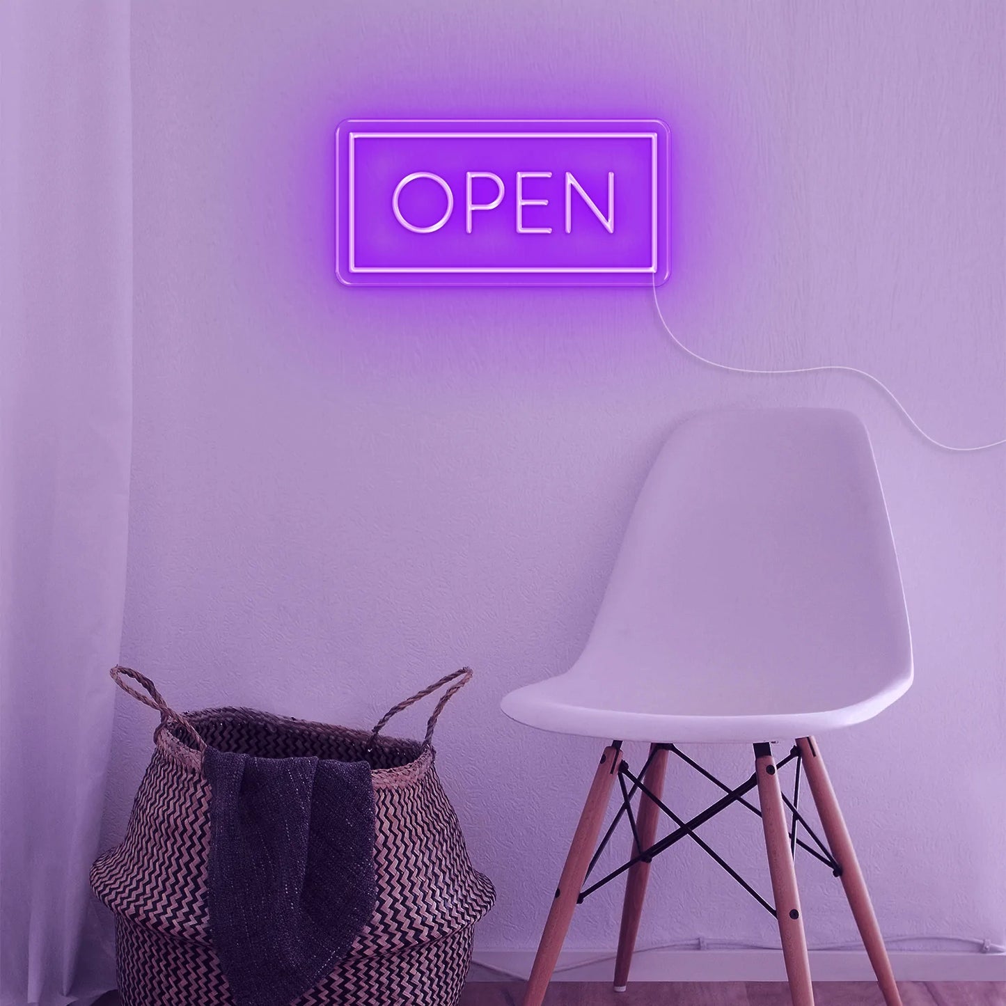 "Open" Neon Sign