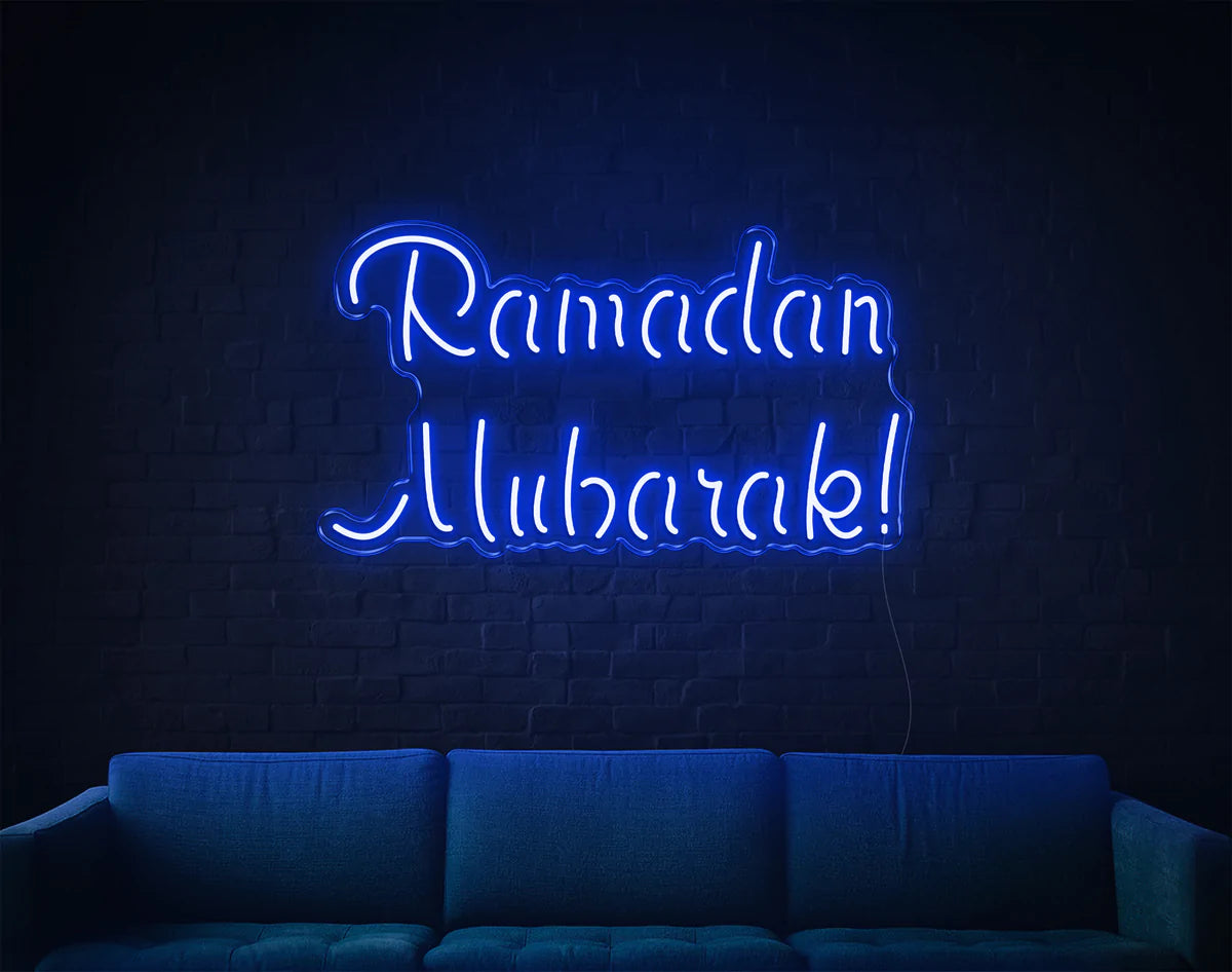 "Ramadan Mubarak" Neon Sign