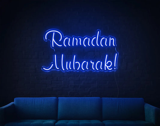 "Ramadan Mubarak" Neon Sign