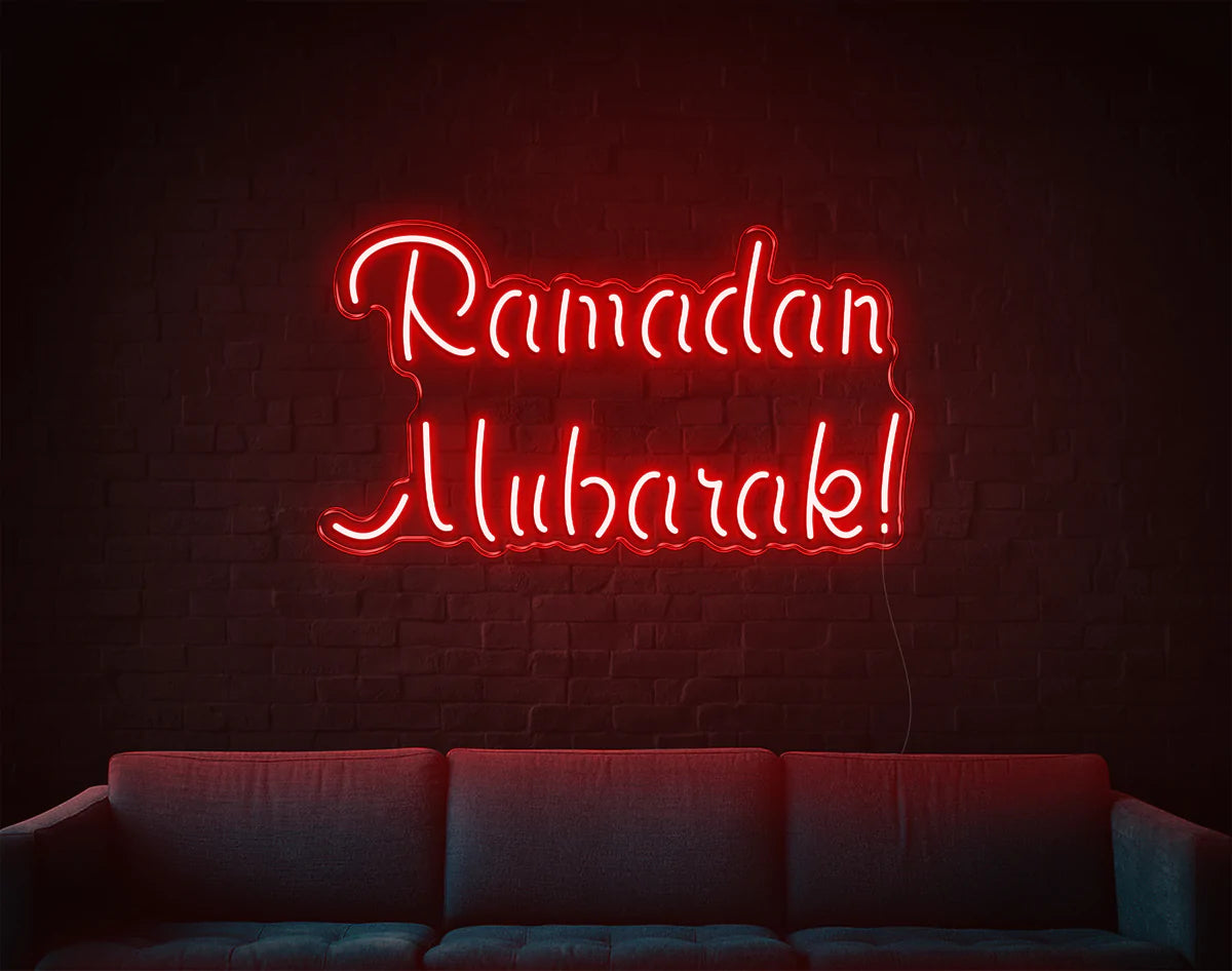 "Ramadan Mubarak" Neon Sign