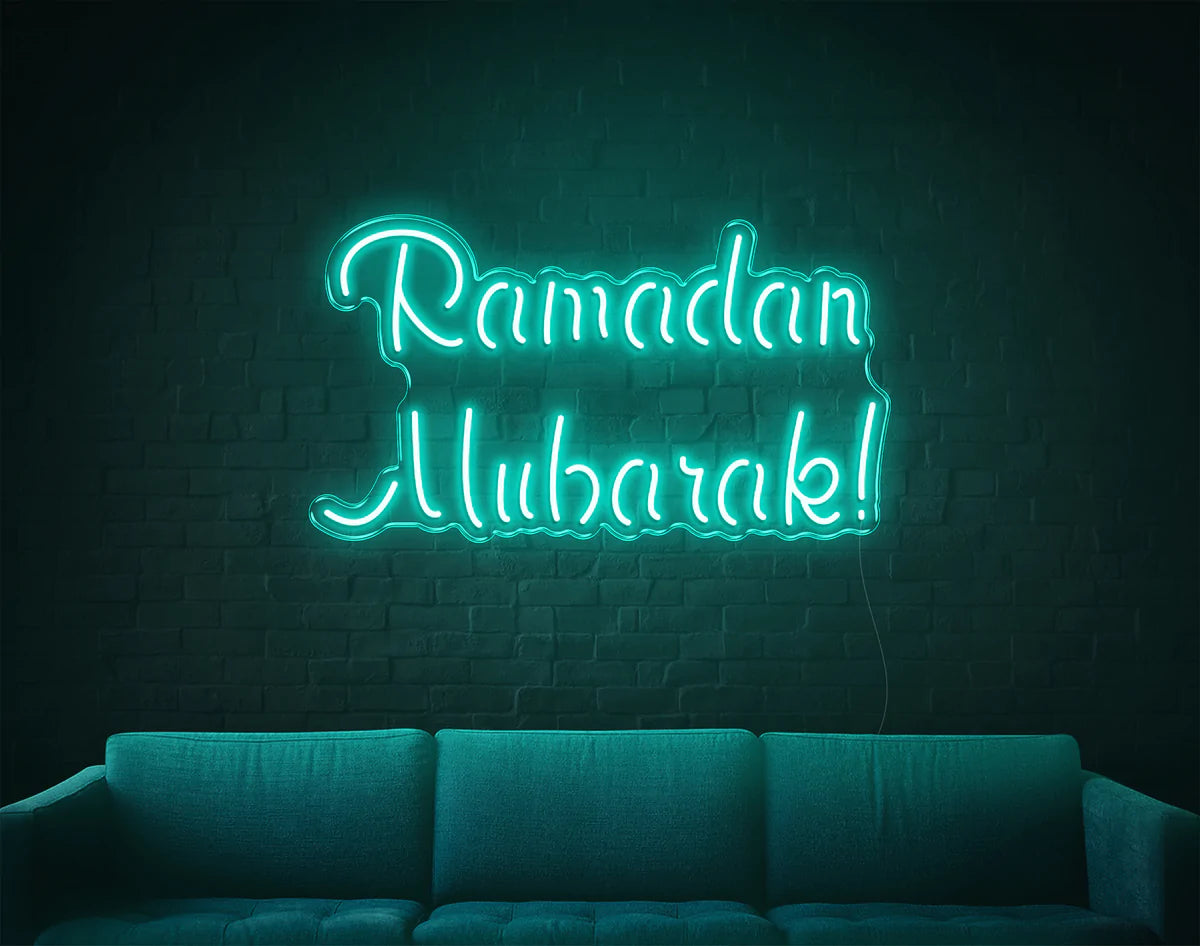 "Ramadan Mubarak" Neon Sign