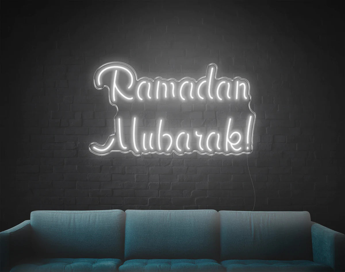 "Ramadan Mubarak" Neon Sign