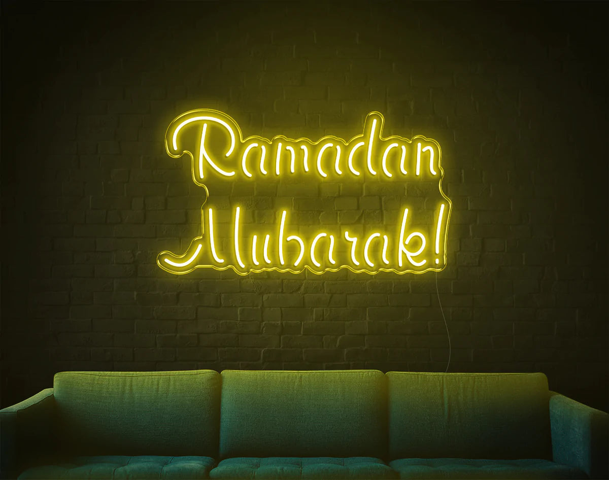 "Ramadan Mubarak" Neon Sign