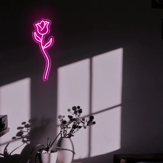 "Rose" Neon Sign
