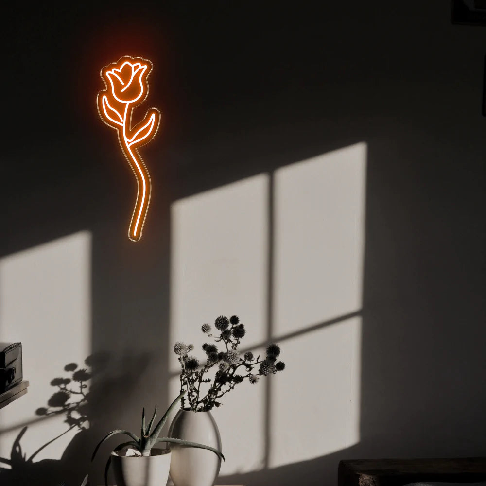 "Rose" Neon Sign