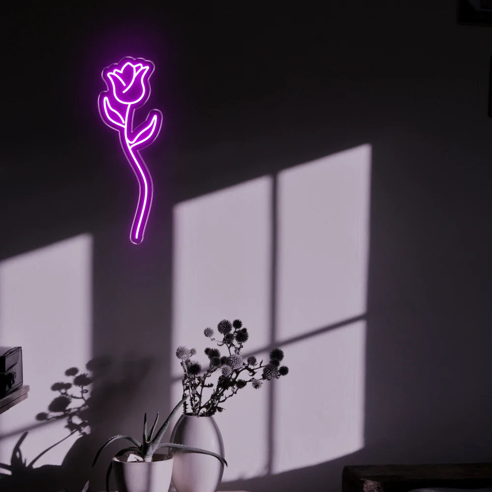 "Rose" Neon Sign