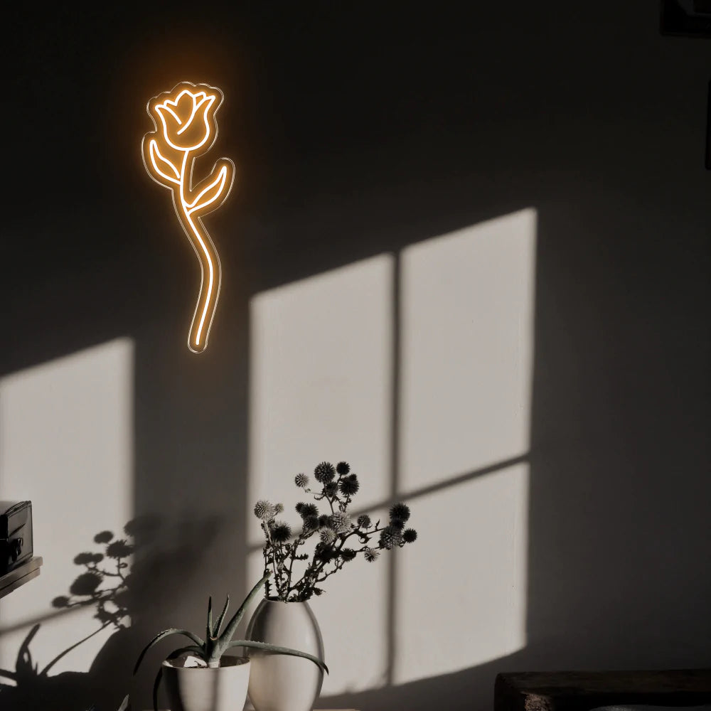 "Rose" Neon Sign