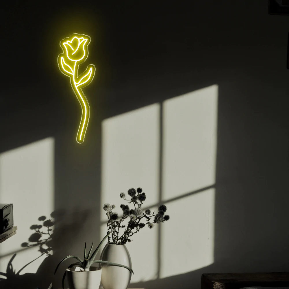 "Rose" Neon Sign