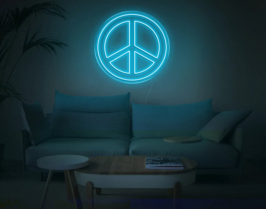 "Peace" Neon Sign