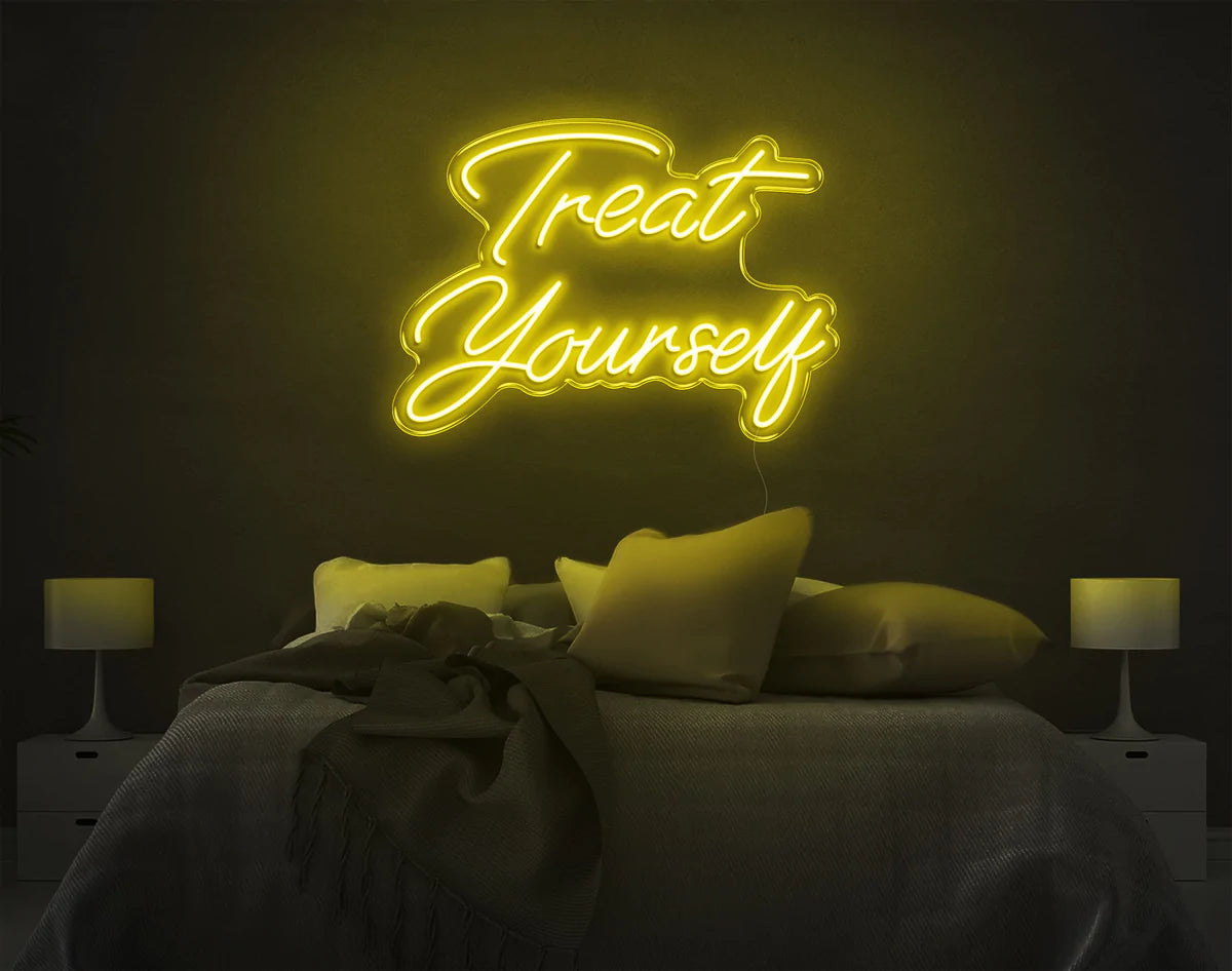 "Treat Yourself" Neon Sign